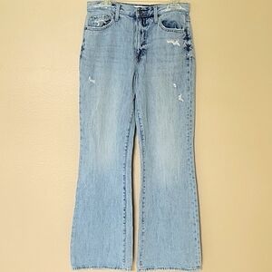 Pistola Womens Light Wash Distressed Flare Denim Jeans - Size 30